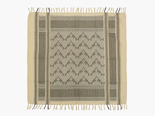 M16 Pattern Shemagh Scarf - Khaki