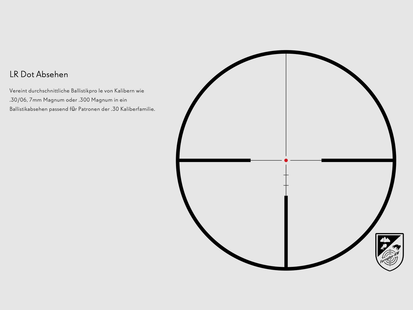 HAWKE 16320 Endurance 30 WA 2.5-10x50 LR DOT illuminated reticle scope