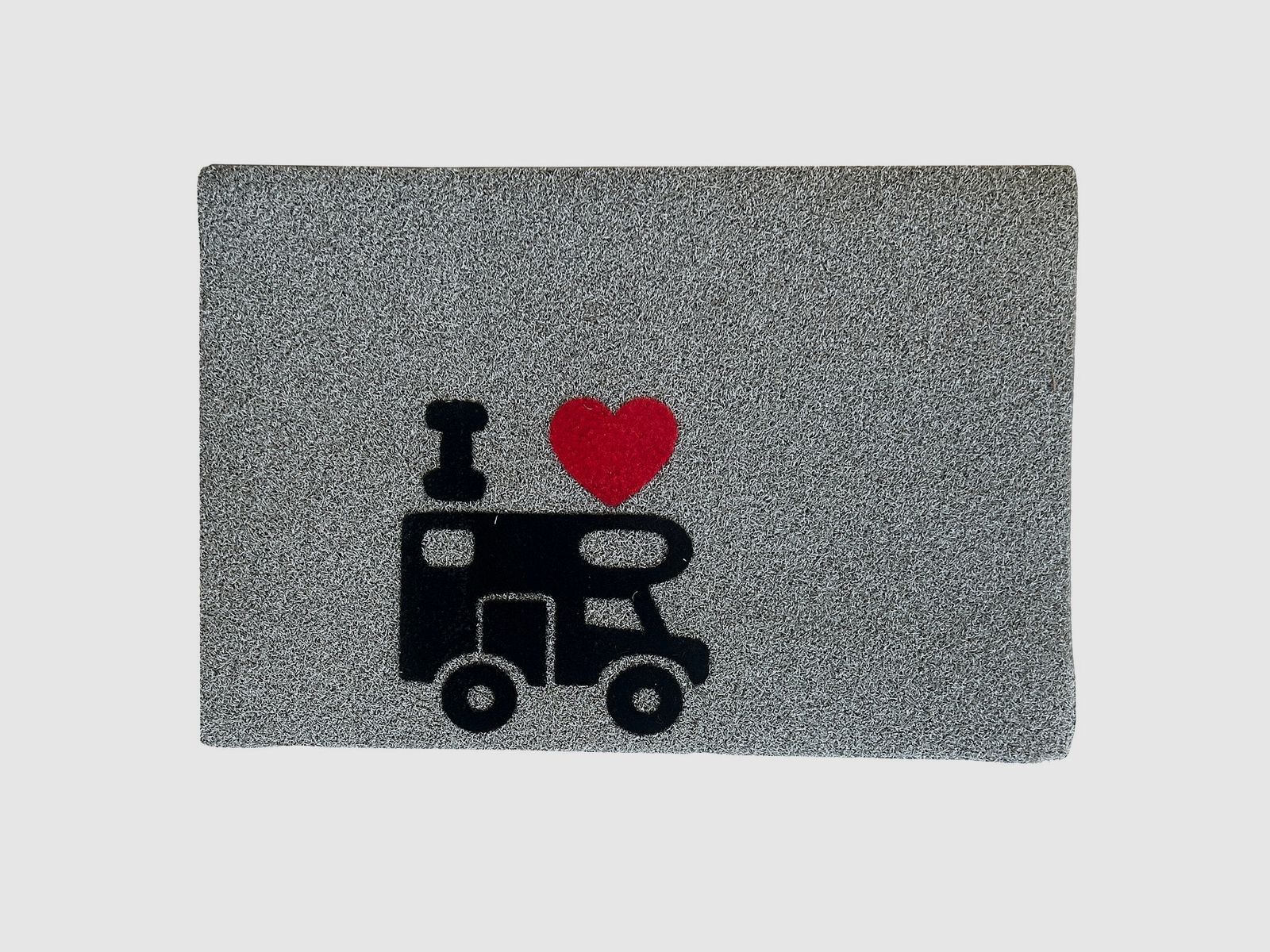 Doormat Green Flock "Grey", Caravan, image 2 of 2