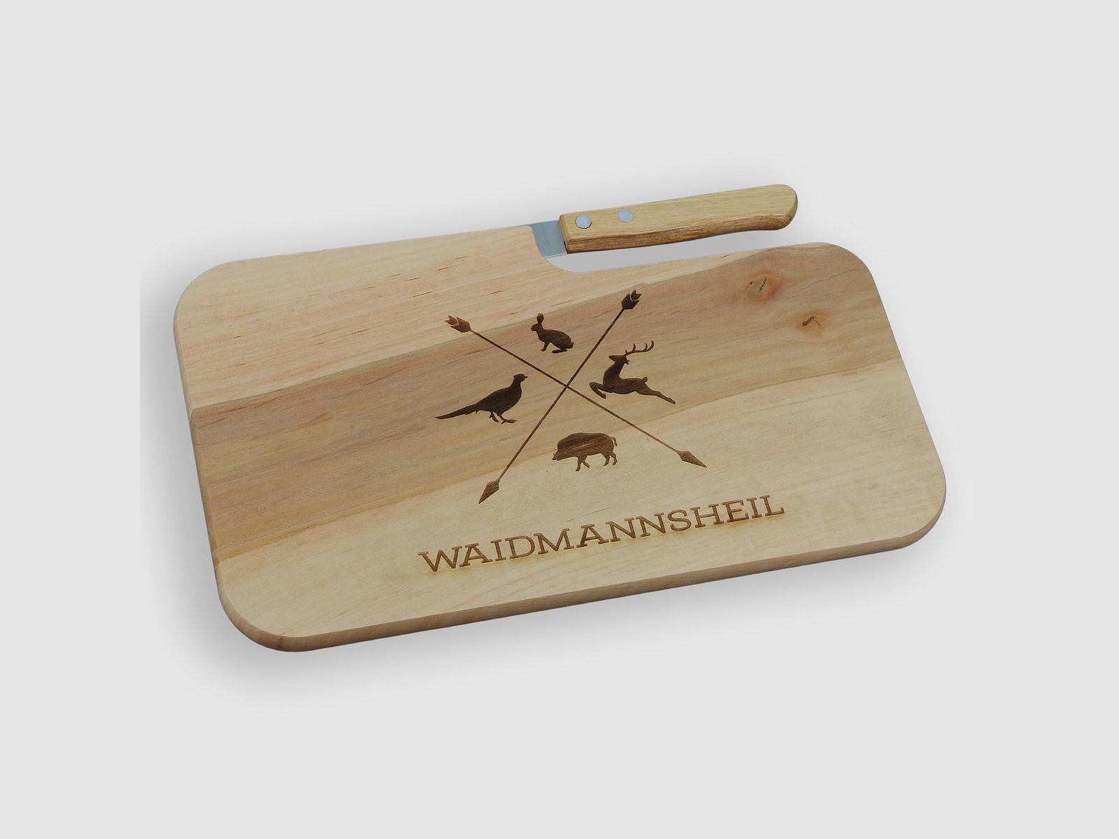 Frhstcksbrett mit Messer