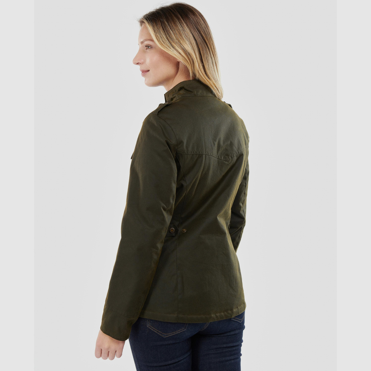 BARBOUR Wachsjacke Winter Defence Oliv