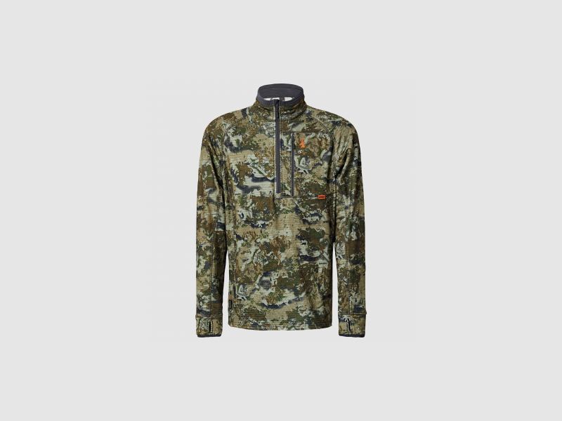 Spika Men's Grid Fleece Top (Biarri Camo) | L