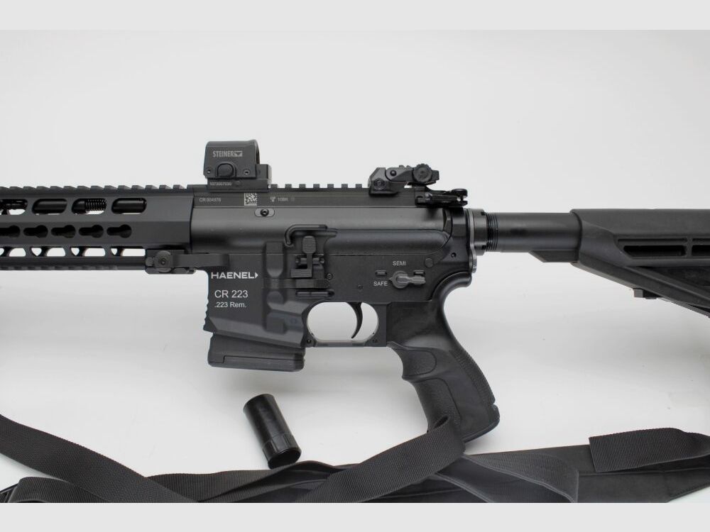 SL Büchse Haenel CR 223 mit 16,5" Lauf und Steiner MSR .223Rem