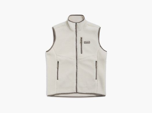 Gilet en polaire Bergans Lunnan pour femmes Vanille Blanche XS