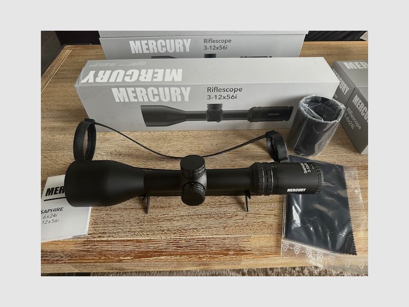 Mercury hunting Zielfernrohr Saphire 3-12x56i statt 599 jetzt nur 399 (Meopta, Zeiss, Steiner)