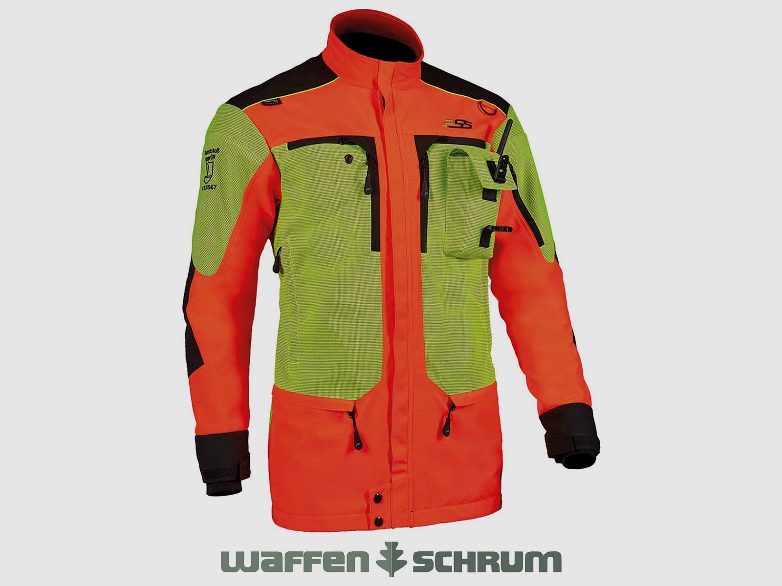 Chaqueta de protección para el campo X-Treme Amarillo/ Rojo neón