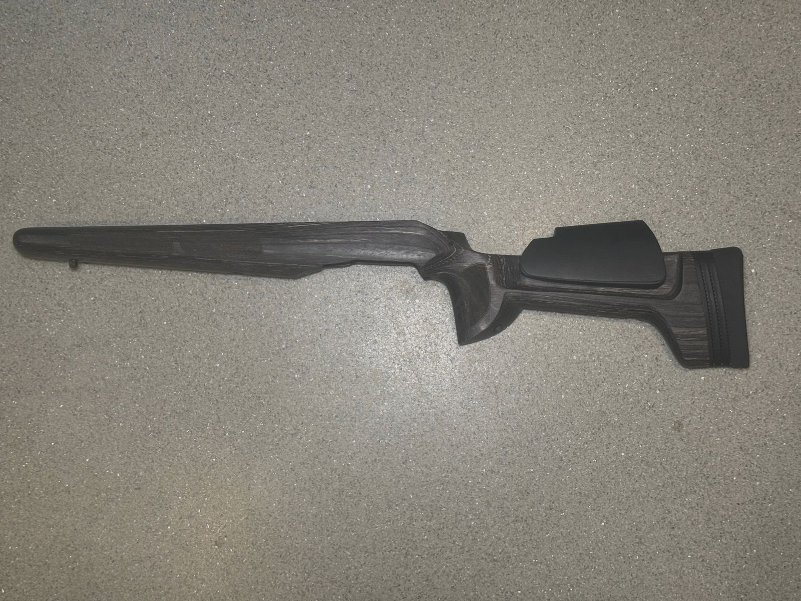 KKC Schaft für Blaser R8 | verstellbare Schaftbacke | Schichtholz Grey/Black Laminate