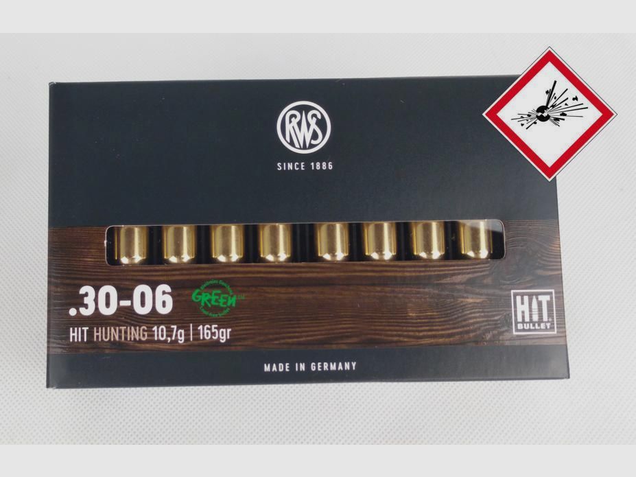 RWS HIT cartuccia da caccia cal. .30-06 165gr