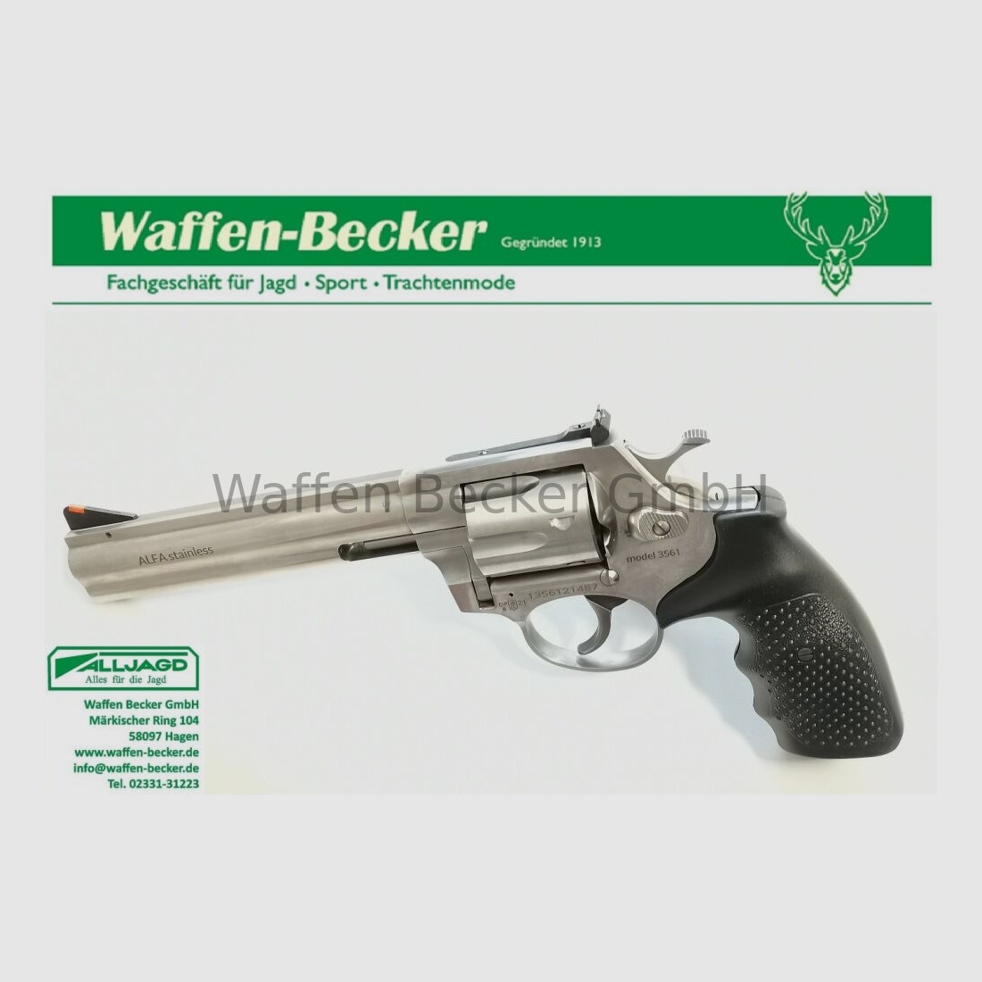 Alfa Proj Alfa Inossidabile Mod.3561.3 Cal. .357Mag. 6"-Canna