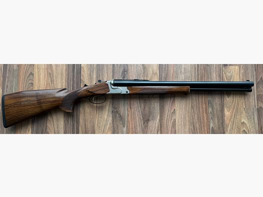 Drilling Krieghoff Optima 12/76, 12/76, 8x57 IRS, calcio destro, grilletto singolo con grilletto a set, bascula in acciaio nichelato inclusa incisione standard con incisione a bordo