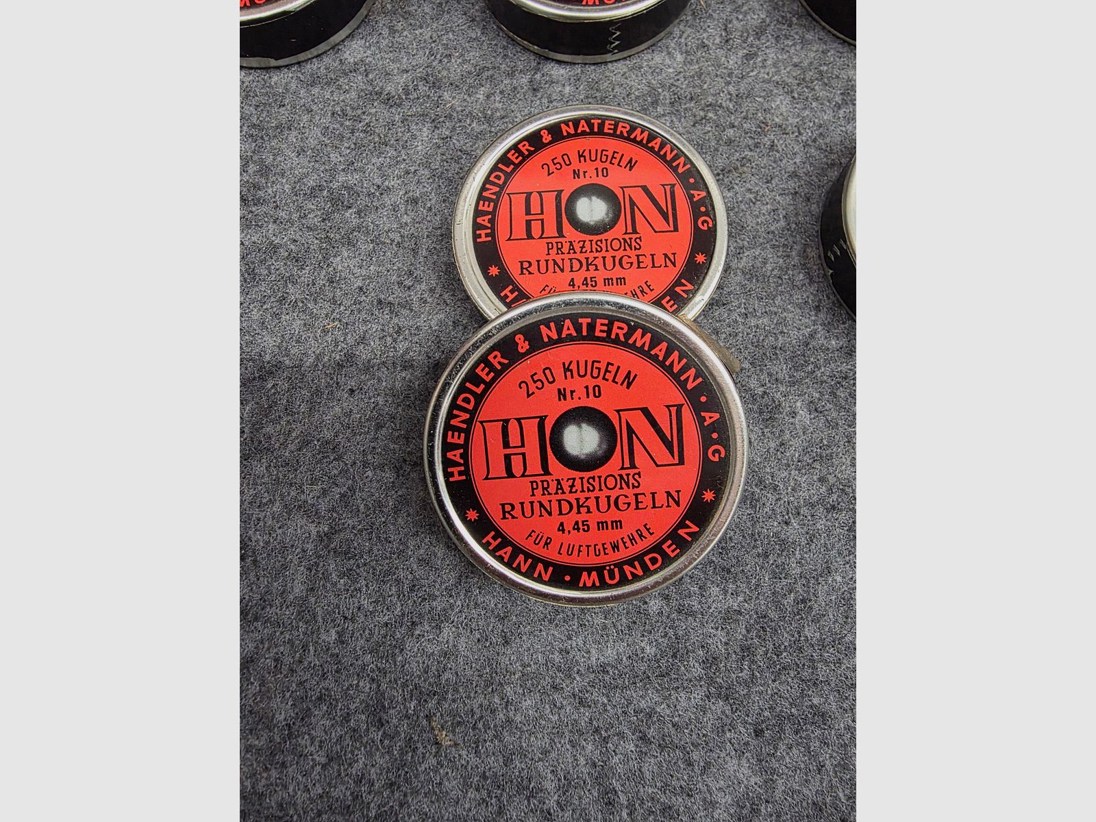 Rariteit Nr. 10 Dealer Natermann H & N puntkogels ronde kogels 4,45mm stukprijs
