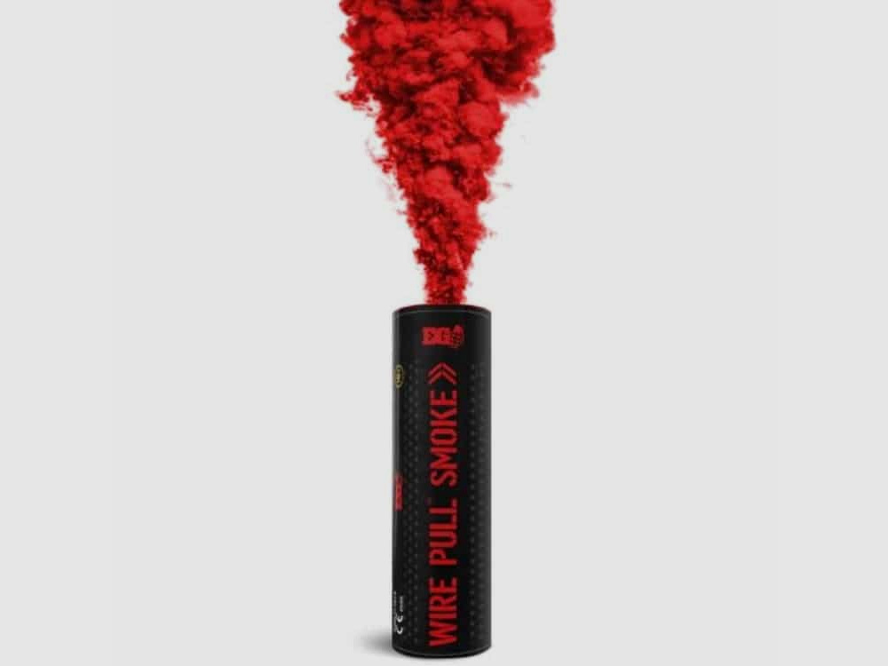 Enolagaye WP40 WIREPULL Paintball Rauchgranate (rot)