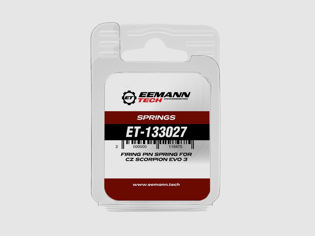 Eemann Tech striker spring for CZ Scorpion EVO 3, image 3 of 3