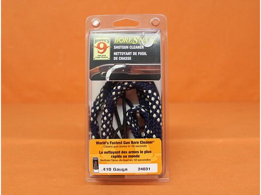 Limpiador BoreSnake para escopetas Hoppe's .410 - Sistema de limpieza para escopetas (24031)