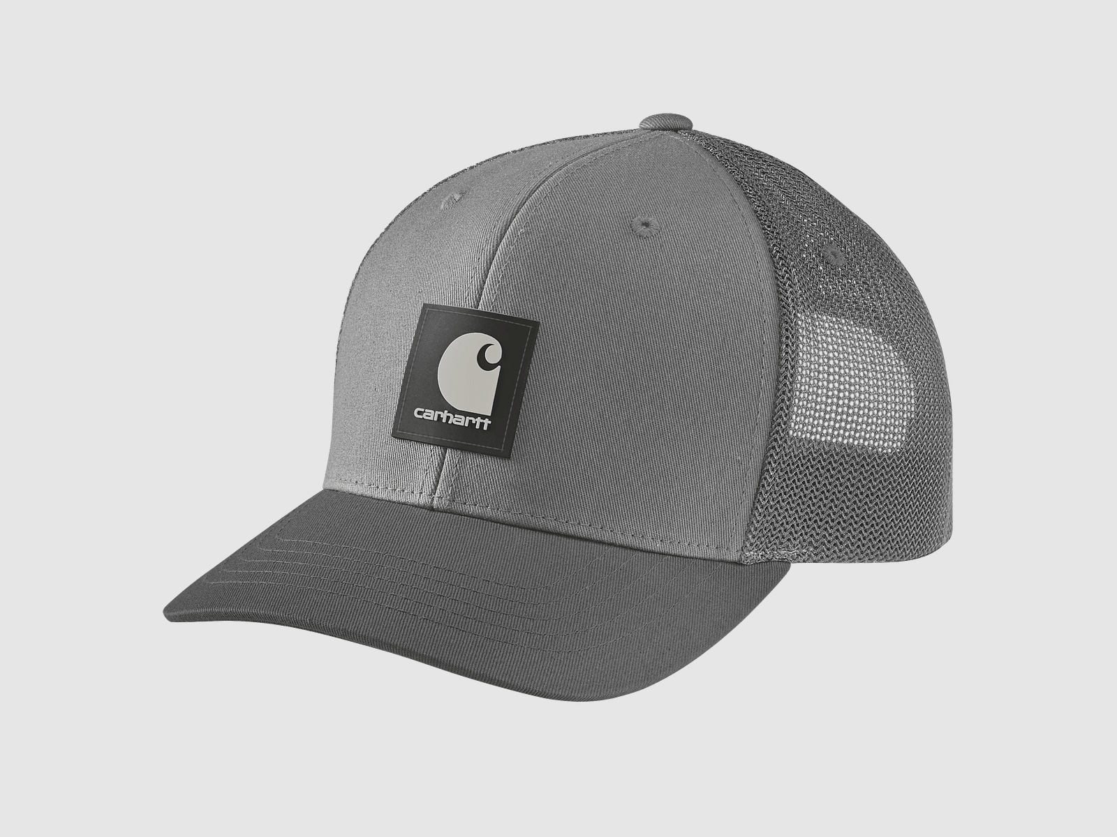 Carhartt Rugged Flex™ Twill Mesh-Back Logo Patch Cap Men Asphalt