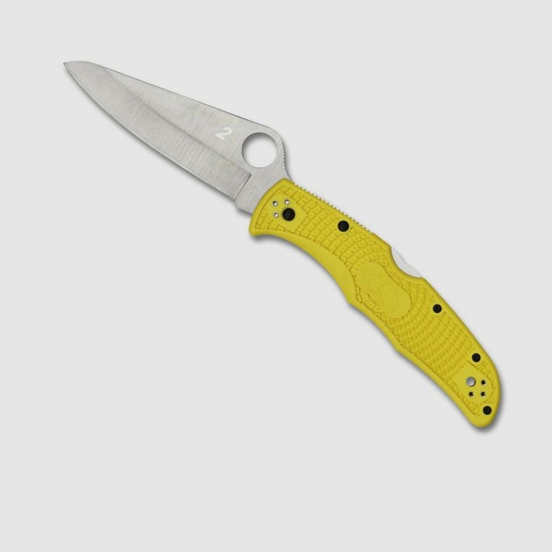 Nóż Spyderco Pacific Salt 2 FRN Żółty Gładki Stal, zdjęcie 1 z 3