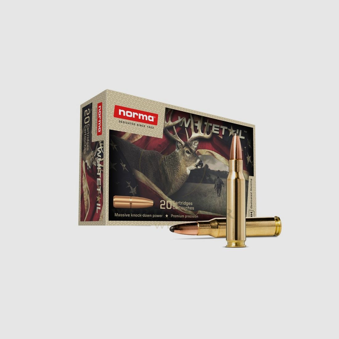 Norma .308 Win. Whitetail SP 9,7g/150gr, zdjęcie 1 z 2