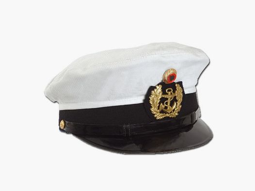 Bundeswehr Original BW Schirmmütze Marine weiß gebraucht