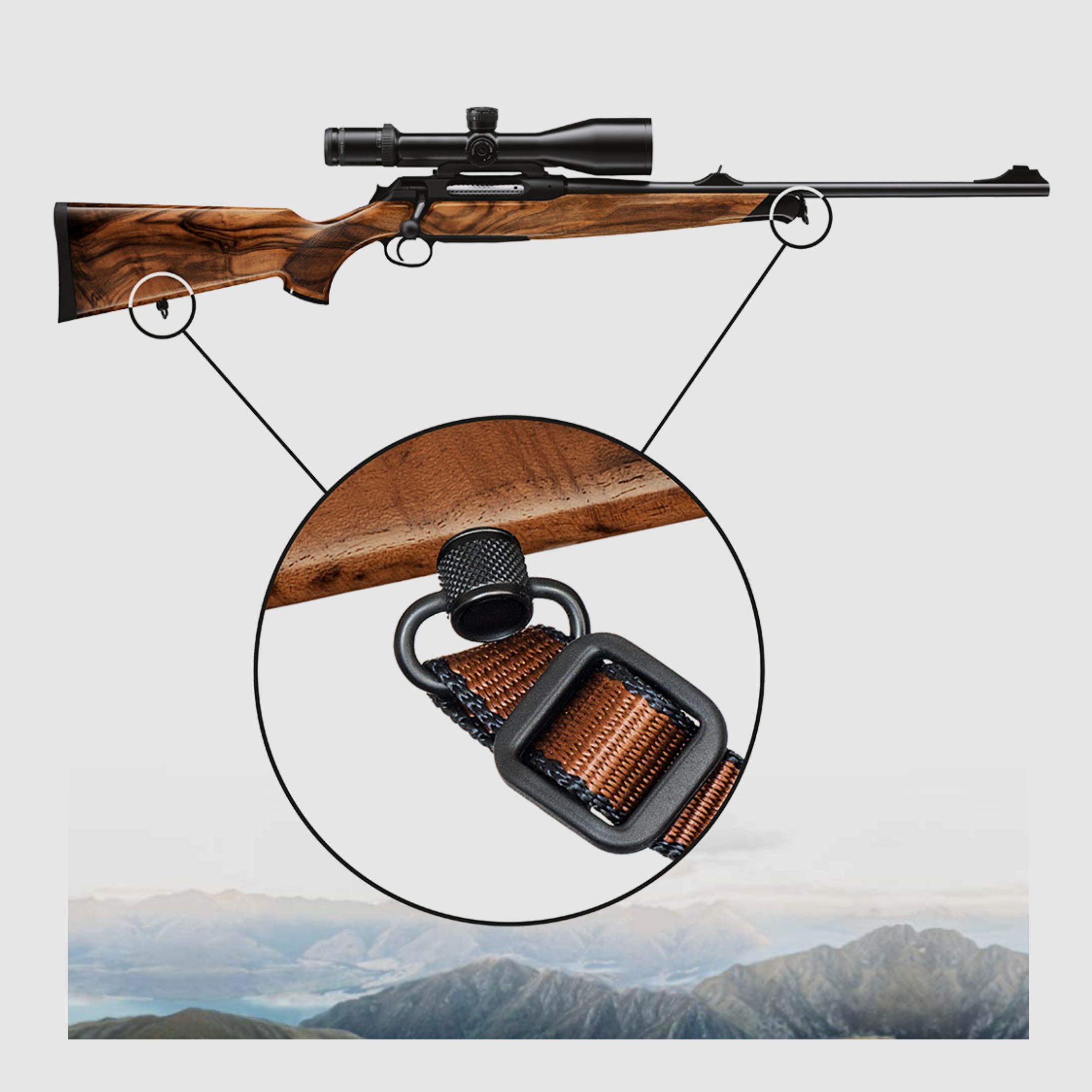 HALDER 22330.0564 Push & Go Riemenbügel Ø 6,0 x 1,0 mm / 23mm schwarz