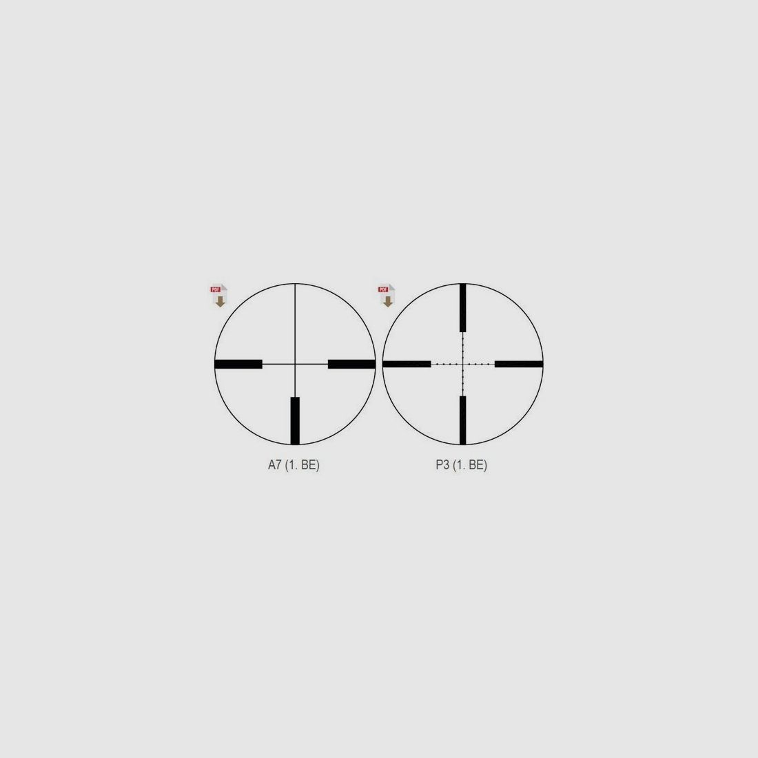Hunting Scope Schmidt & Bender 4-16x50 Classic / Reticle optionally A7 (1. BE) or P3 (1. BE)