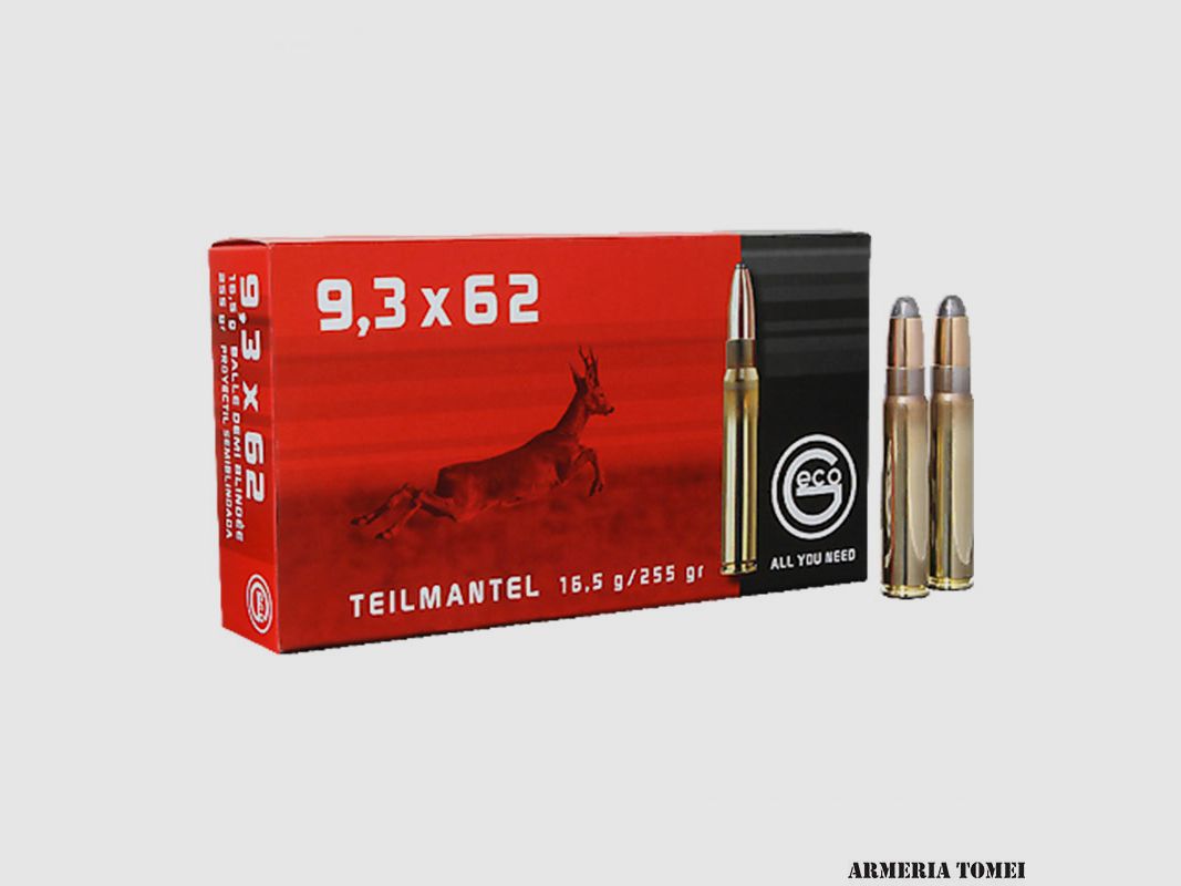 GECO – 9,3X62 Teilmantel 16,5g / 255gr