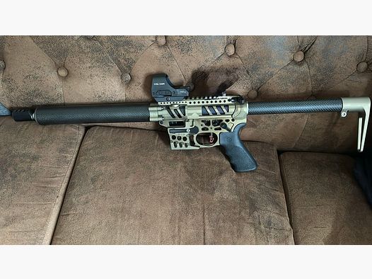 IPSC PCC Schoger Arms 9mm rifle 13" top condition AR15 race gun no Hera, Schmeisser, 3G Sports semi-automatic rifle JP-5 Hyperfire