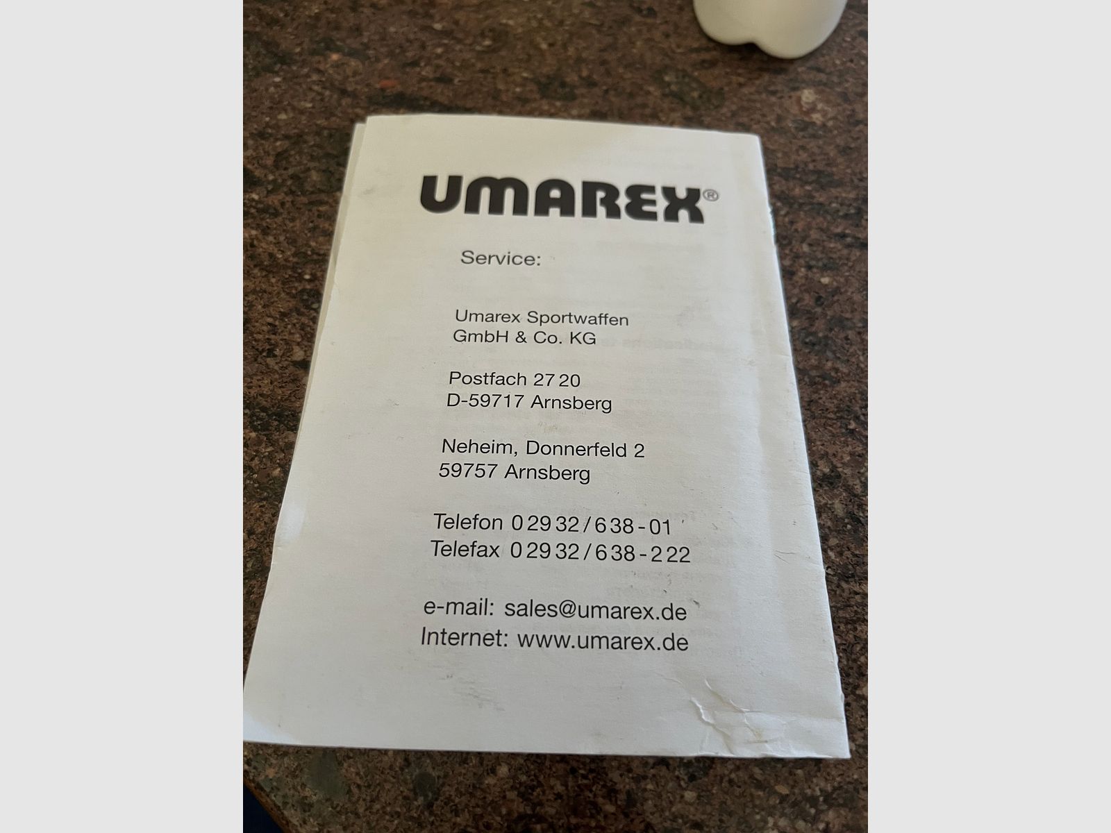 Schreckschusspistool Umarex Walther PP Reck Pobeda 9 mm