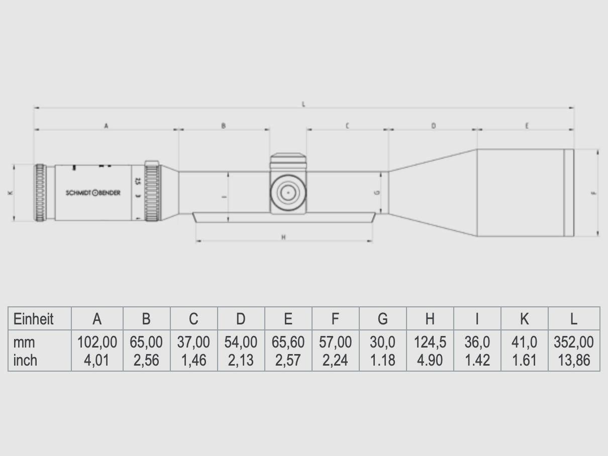 Schmidt & Bender luneta celownicza 3-12x50 Klassik LM L3 1cm cw Klassik CT Klassik CT