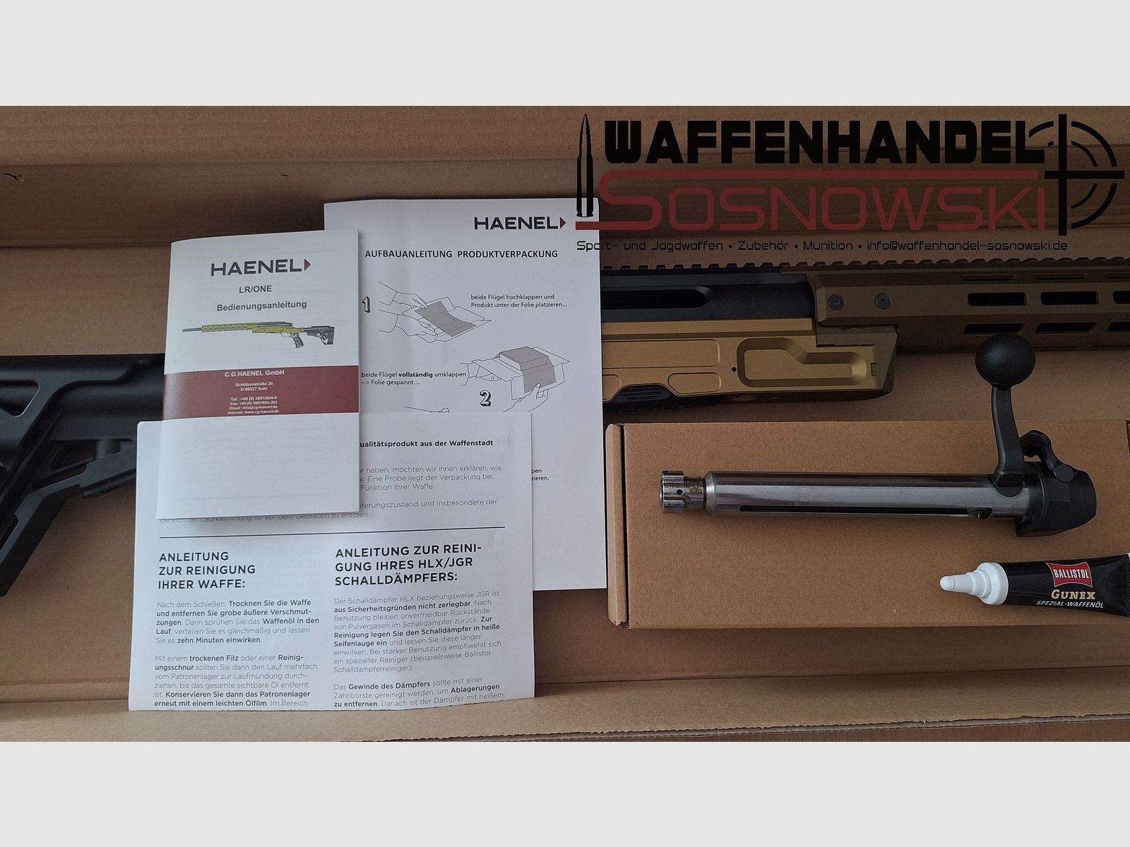 Fusil à répétition Haenel LR/ONE .308 Win.