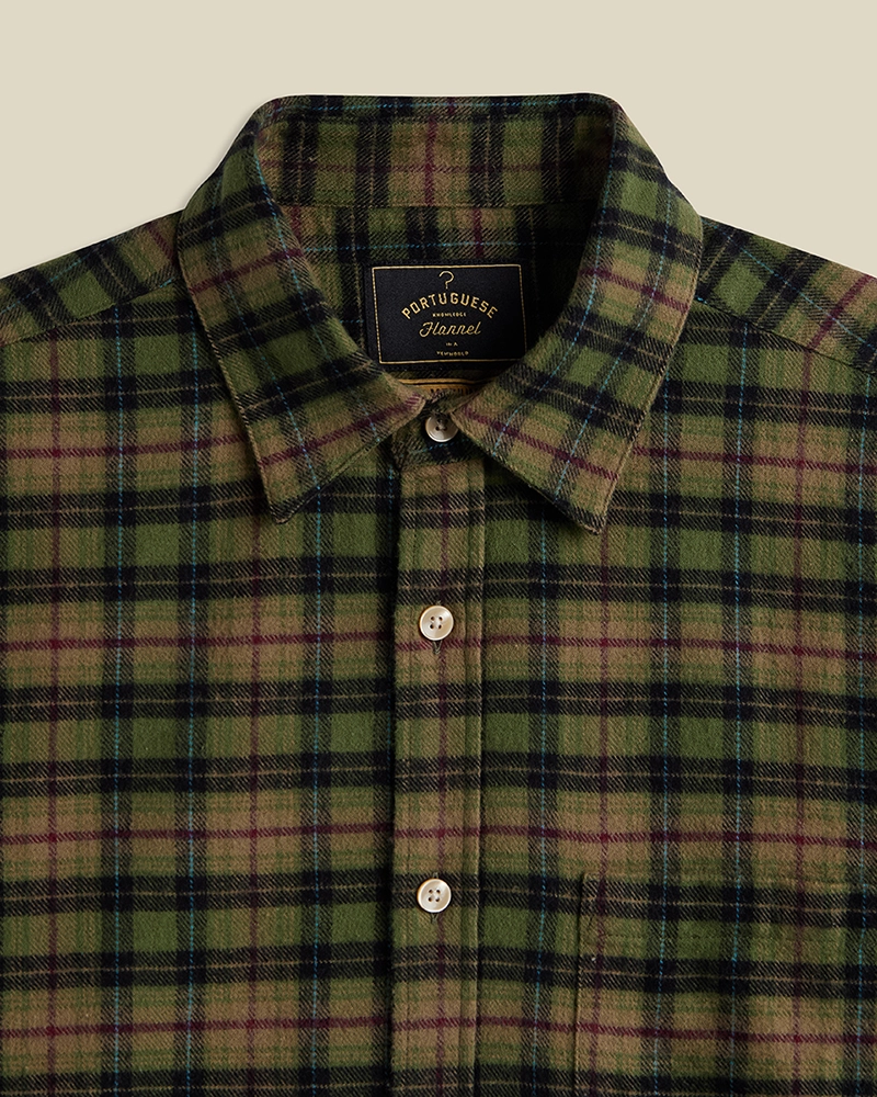 PORTUGUESE FLANNEL Flanellhemd mit Kentkragen Parque, Bild 2 von 3
