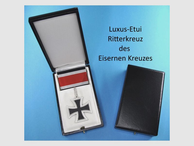 Luxus-Etui zum Ritterkreuz des Eisernen Kreuzes Repro !!!