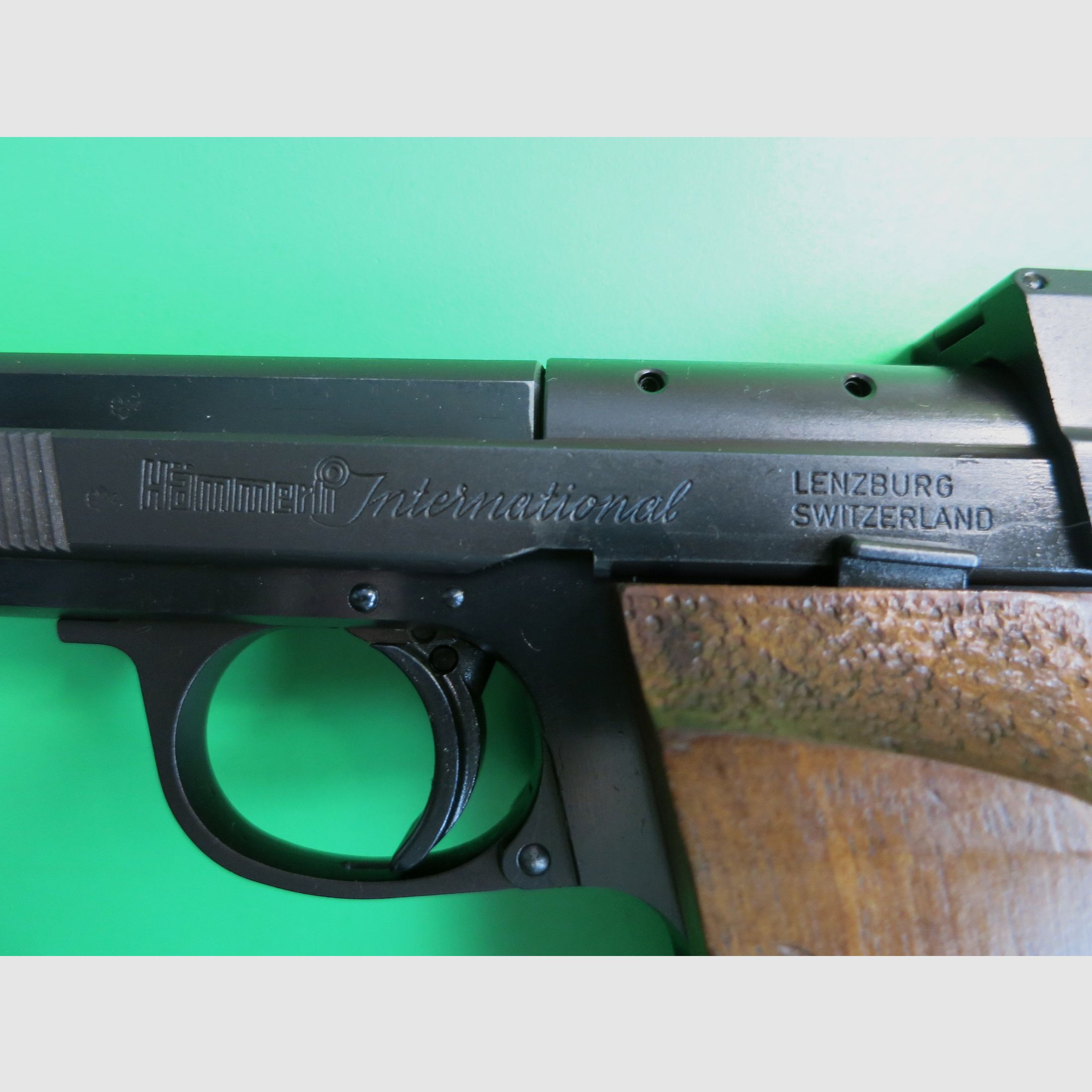 Hämmerli International 208, miglior pistola sportiva svizzera, .22lr + peso della canna + impugnatura sportiva       #19