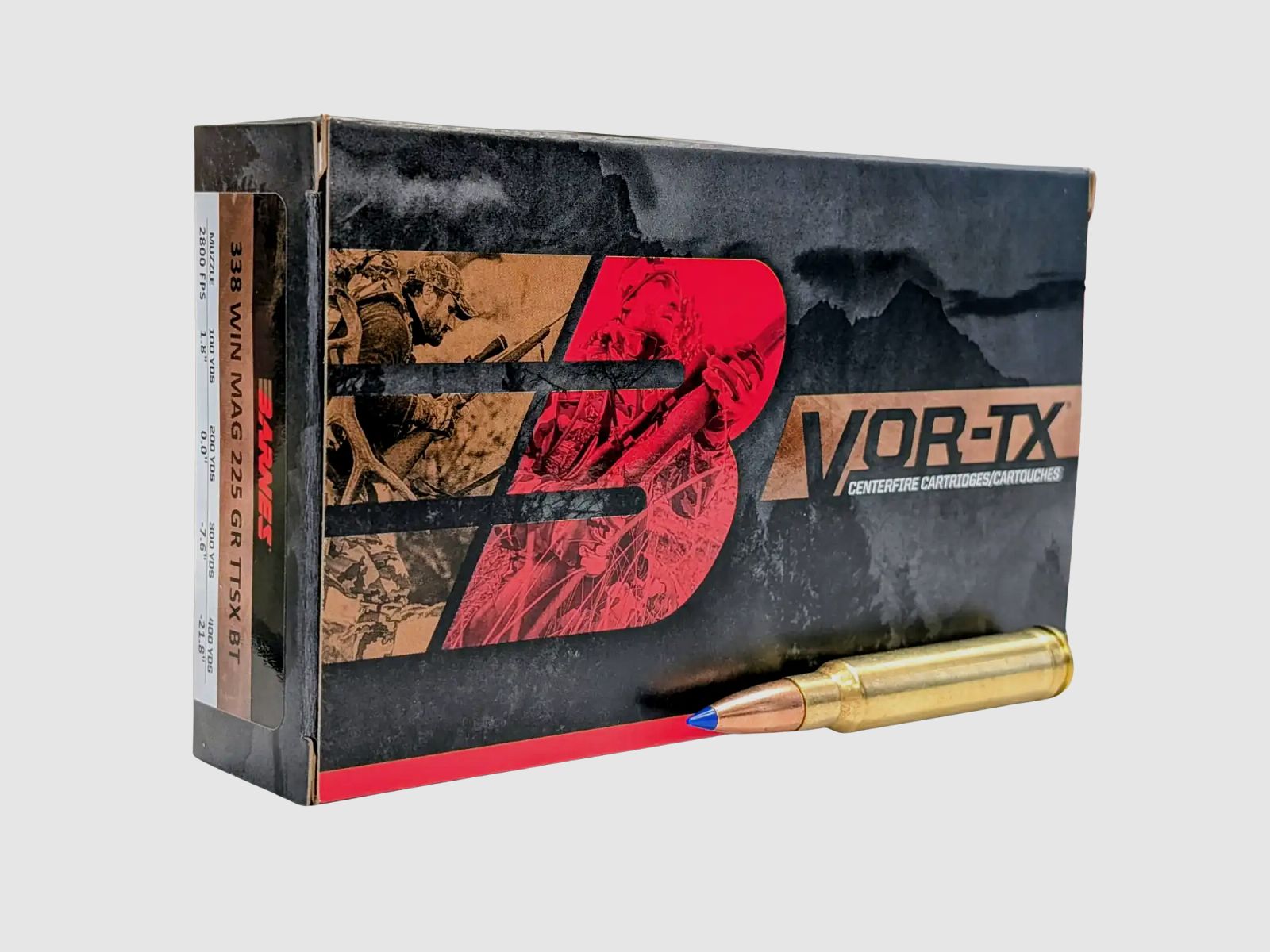 Barnes VOR-TX TTSX .338WinMag 225gr 20 rounds