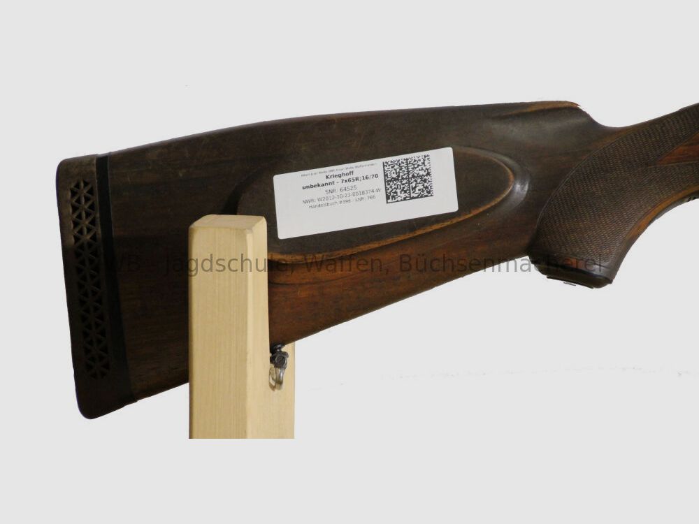 Krieghoff Trumpf with left-handed stock 7x65R; 16/70