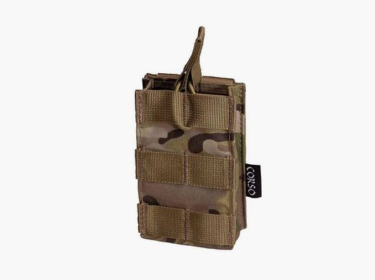 Einzelner M4 Magazinhalter Corso Tactical - MOLLE-System - Multicam - Schneller und sicherer Zugang