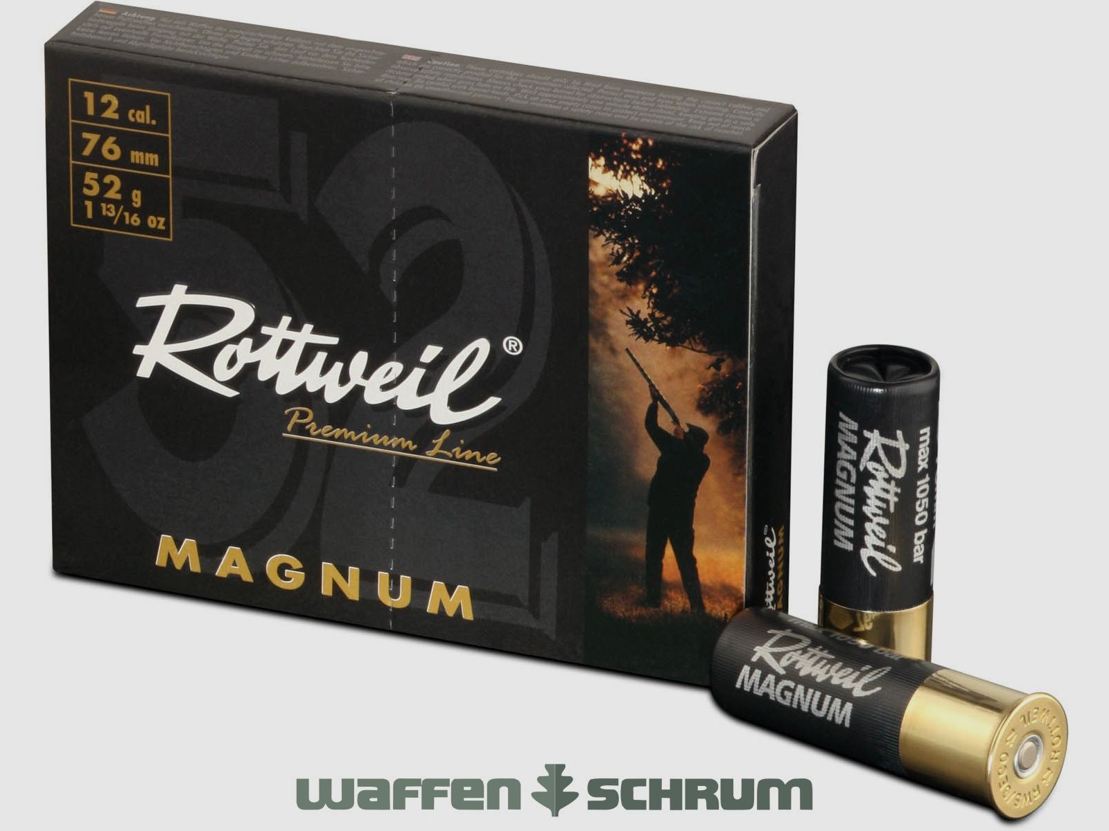 Rottweil 12/76 Waidmannsheil Magnum  4,0mm - 52g