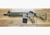 Heckler & Koch MR223 A3 Slim-Line 11" canna - fucile semiautomatico .223Rem colore sabbia / Ral8000 - sistema HK416