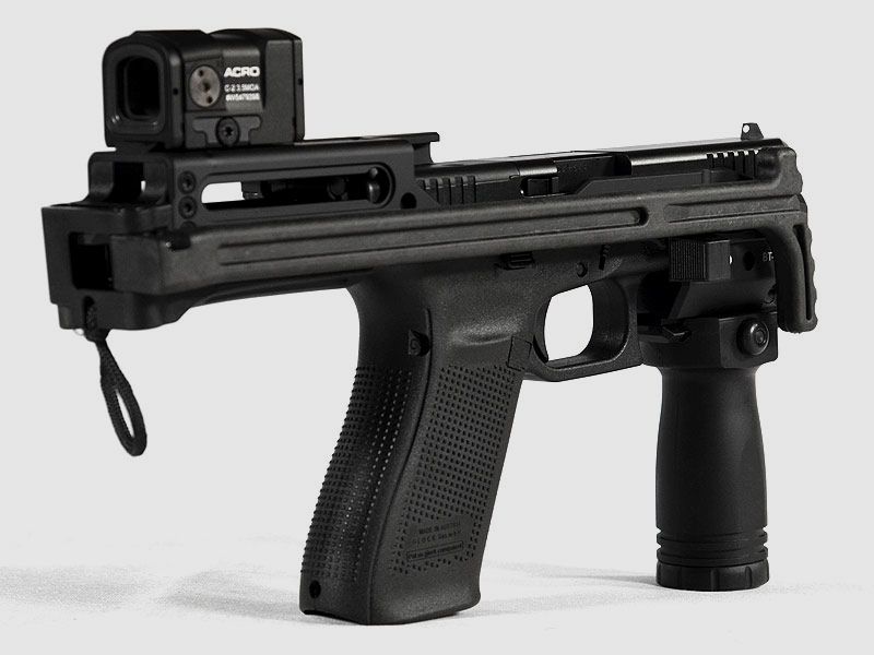 B&T USW GLOCK stock for GLOCK 17 / 19 / 45 (with rail)