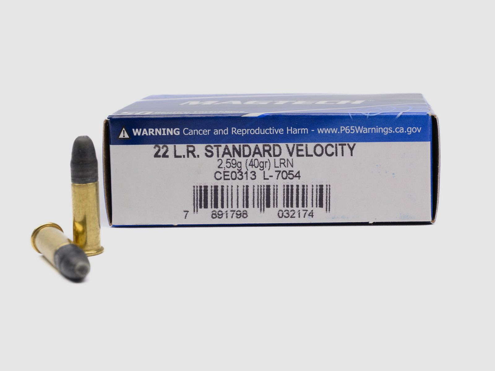 MAGTECH .22 LR Standard Velocity LRN 2,6g/40grs, Bild 2 von 2