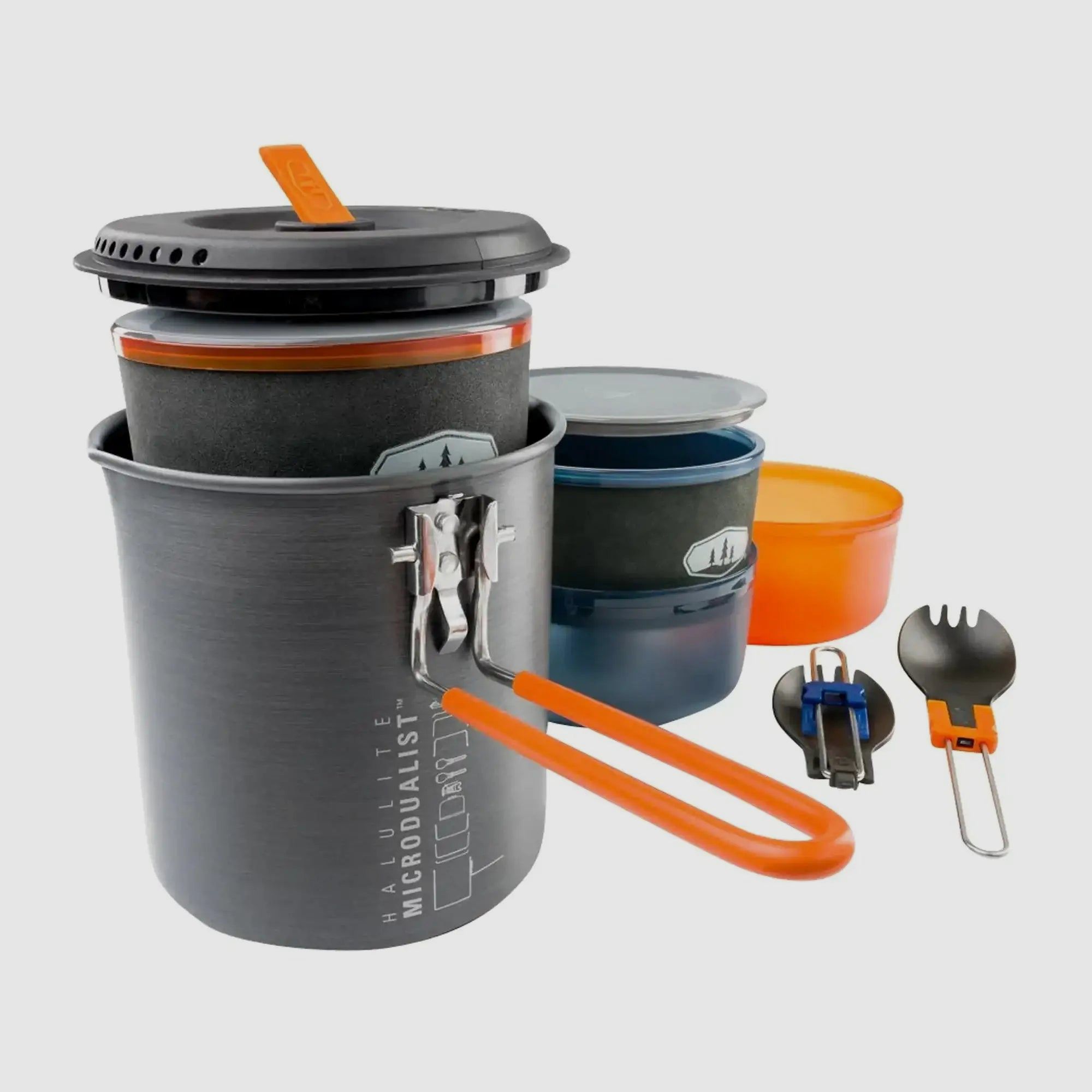 Juego de cocina GSI Outdoors Halulite Microdualist II multicolor