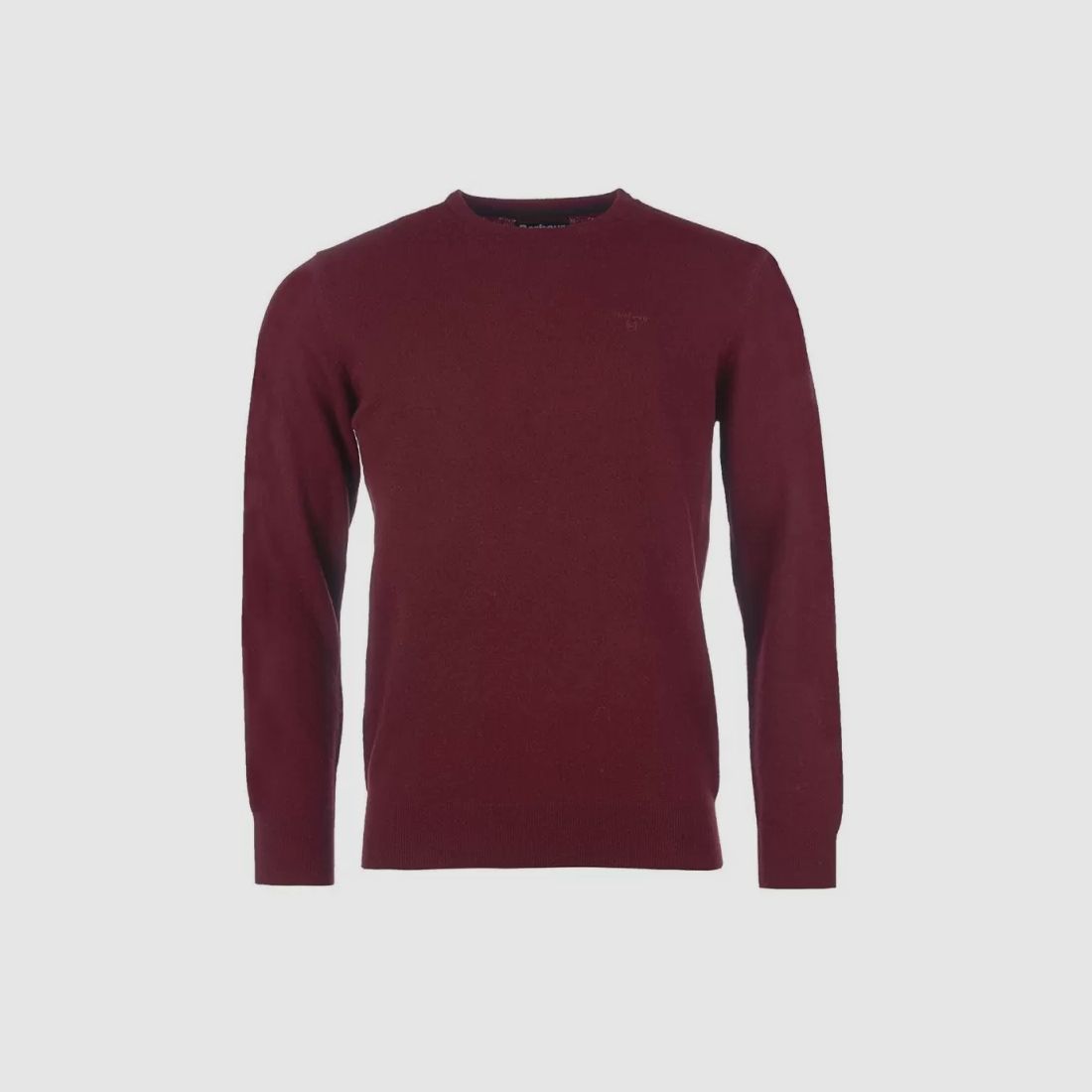 Barbour Essential Lambswool Rundhals Maroon