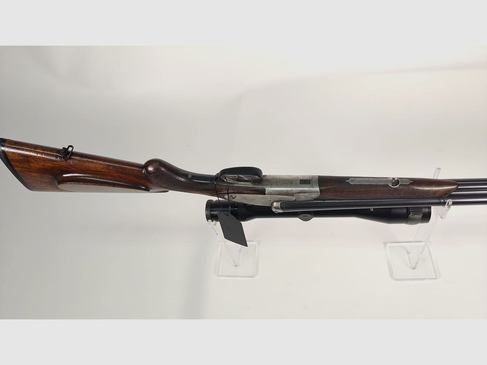 J. P. Sauer & Sohn Modell XXV A drillingside lock 12/70 – 8x57JR avec Zeiss Diavari