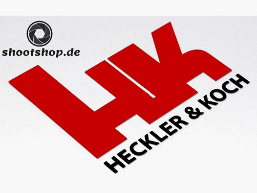 Auto-Aufkleber Heckler & Koch / Vinyl HK (weiss oder schwarz)