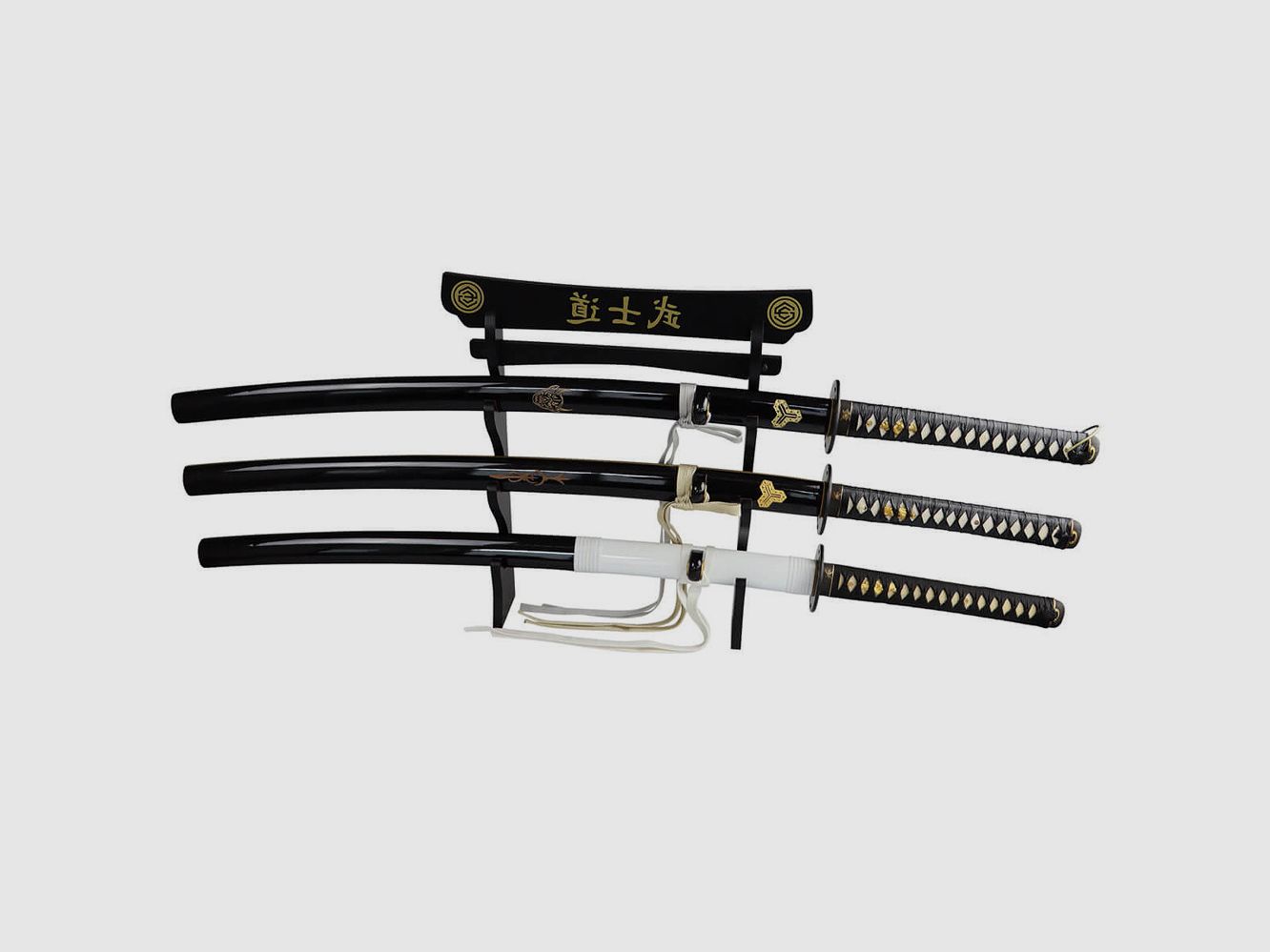 Zestaw mieczy Kill Bill z 3 katana - Panna Młoda, Bill, Budd