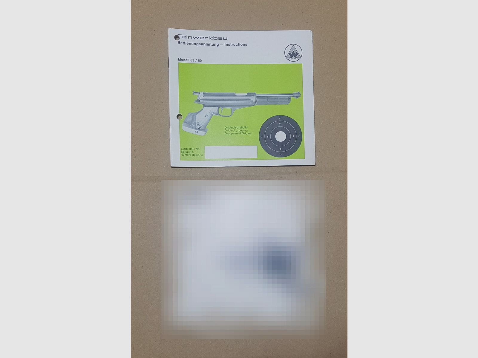 Ersatzteile Feinwerkbau FWB LP65 LP80 Triebschraube Kolben Feder Anleitung Spannhebel Federlager Visier usw. siehe Foto Preis ab:, Bild 2 von 2