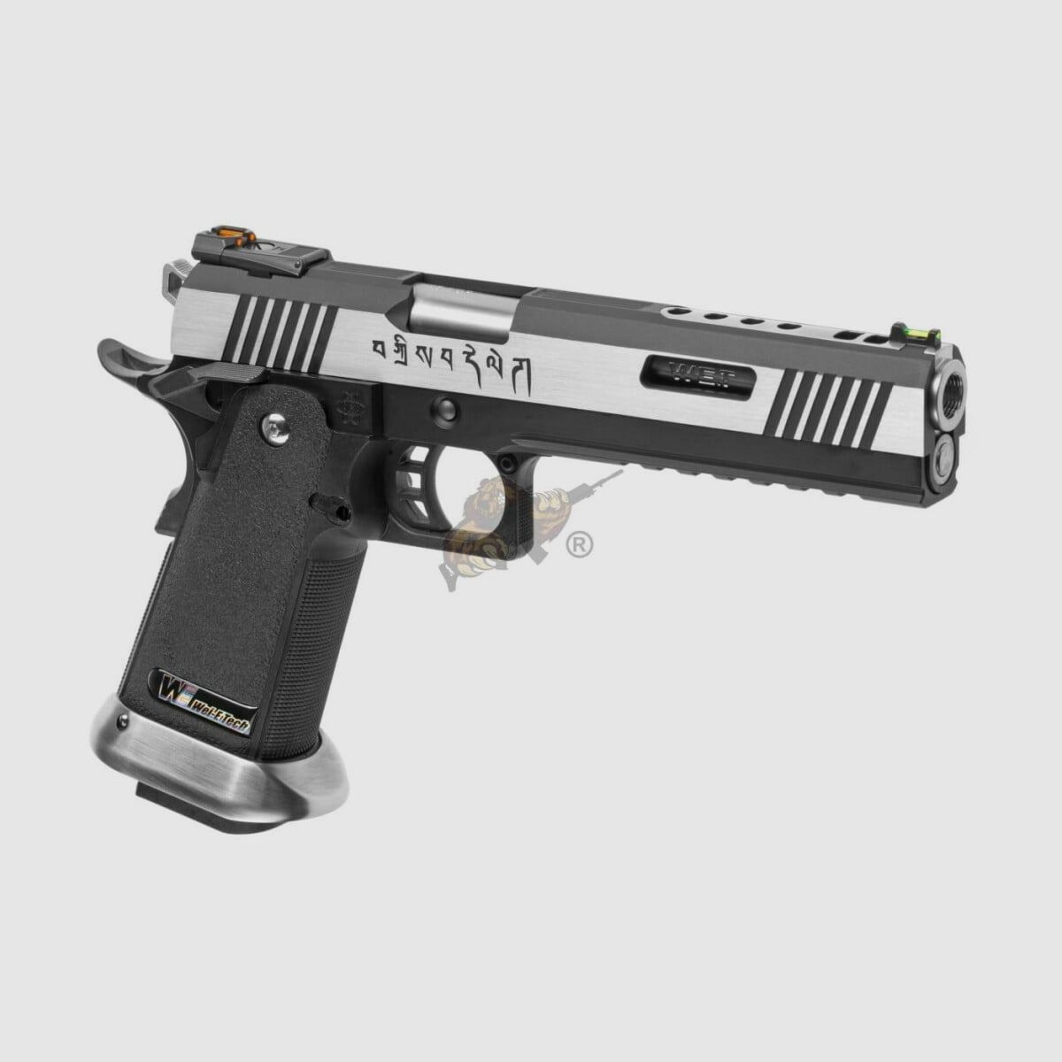 WE Hi-Capa 6 Force A Silver Barrel Full Metal GBB -F-