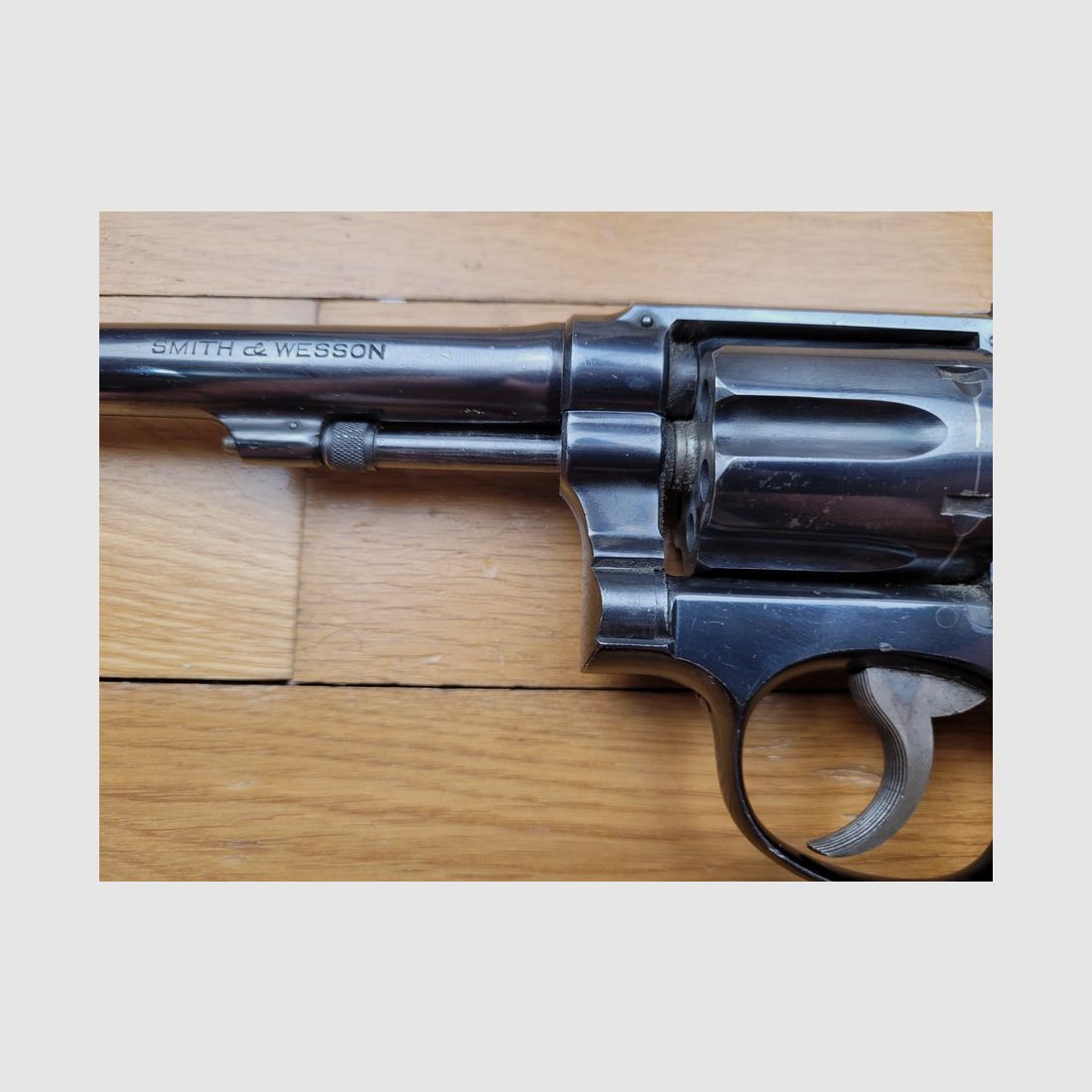 Seltene Smith&Wesson « Outdoorsman » – Modell 22.K – 22LR – geboren 1931! – 6 Zoll – 6 Schuss – Traumzustand!, Bild 4 von 19