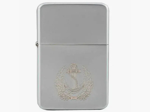 Bundeswehr Original Bundeswehr Original Feuerzeug Z-Plus Gas mit Gravur Marine Kranz