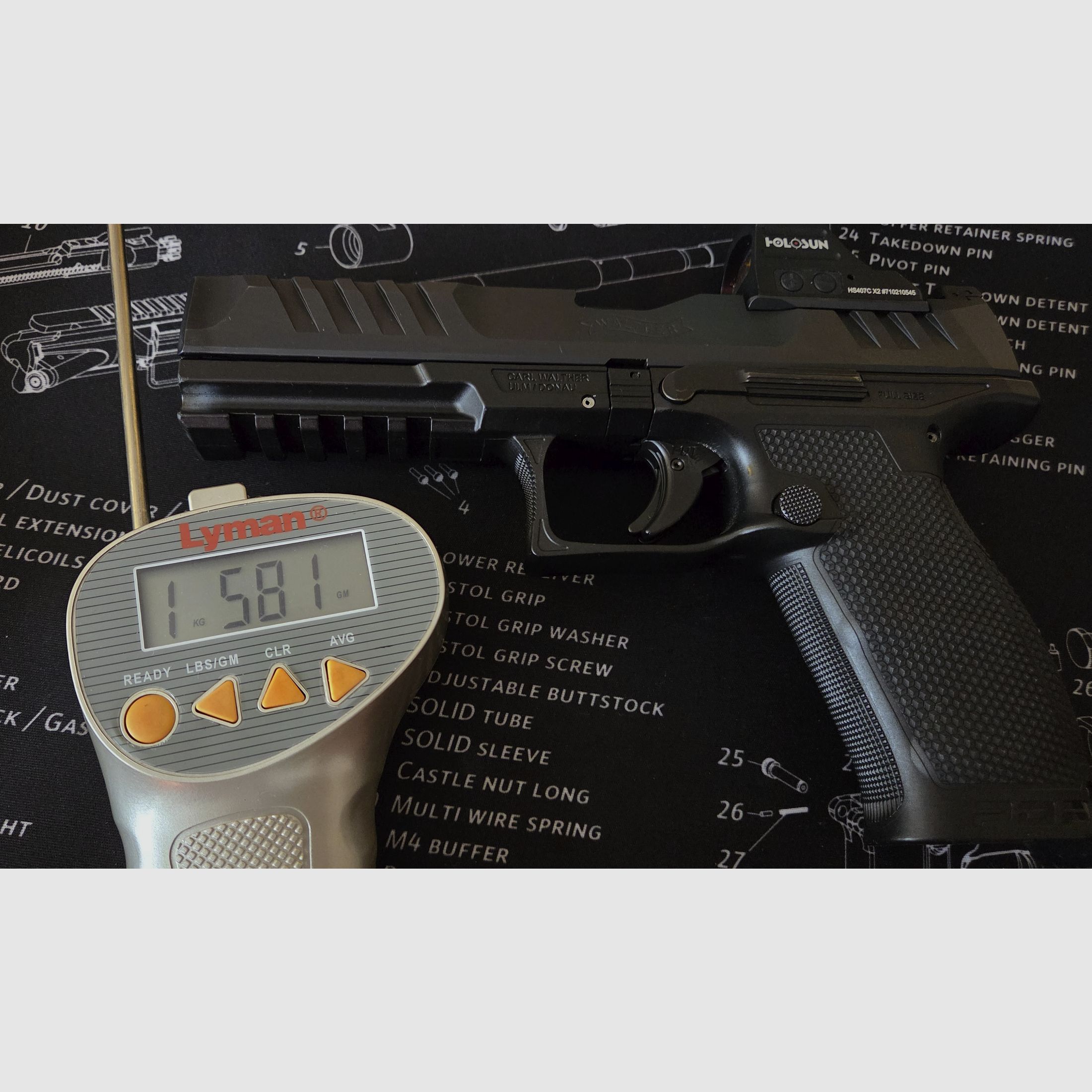 Walther PDP pack - red dot sight Holosun HS 407C