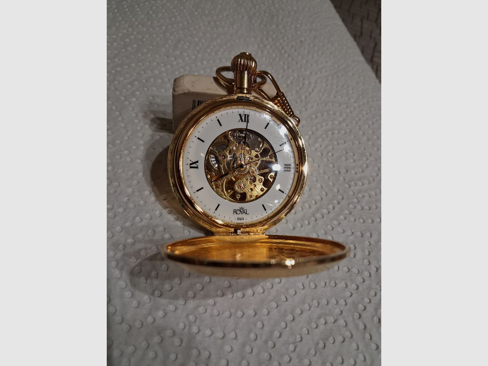 Skelett Taschenuhe Royal noch wie neu